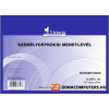 VICTORIA Nyomtatvány, menetlevél személygépkocsi, 100 lap, A5, fekvő, VICTORIA, "D.GÉPJ.36." (NVDGEPJ36A5)