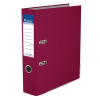 VICTORIA OFFICE Iratrendező, 75 mm, A4, PP/karton, élvédő sínnel, VICTORIA OFFICE, "Basic", bordó