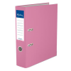 VICTORIA OFFICE Iratrendező, 75 mm, A4, PP/karton, élvédő sínnel, VICTORIA OFFICE, "Basic", rózsaszín