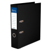 VICTORIA OFFICE Iratrendező, 75 mm, A4, PP/PP, élvédő sínnel, VICTORIA OFFICE, "Premium", fekete