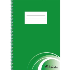  VICTORIA PAPER Spirálfüzet, A4, sima, 70 lap, VICTORIA PAPER füzet