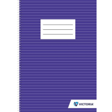 VICTORIA PAPER Spirálfüzet, A4, vonalas, 70 lap, VICTORIA PAPER füzet