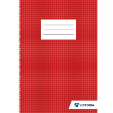 VICTORIA PAPER Spirálfüzet, VICTORIA, A/4, 70 lapos, kockás füzet