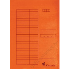 VICTORIA Pólyás dosszié, karton, A4, VICTORIA, narancs (IDPI06) mappa