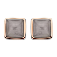 Victoria Rose gold színű barna köves fülbevaló fülbevaló