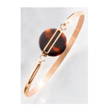 VICTORIA rose gold színű barna mintás karkötő karkötő