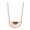  Victoria Rose gold színű fekete, fehér köves nyaklánc
