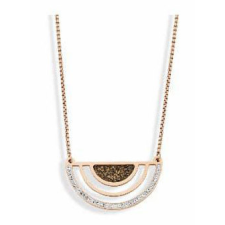 Victoria Rose gold színű fekete, fehér köves nyaklánc nyaklánc