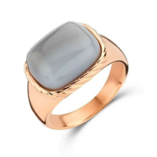 VICTORIA rose gold színű köves gyűrű grey gyűrű