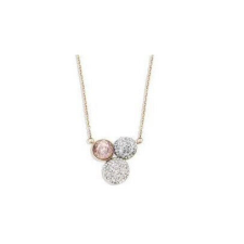 VICTORIA rose gold színű színes köves nyaklánc three stone nyaklánc