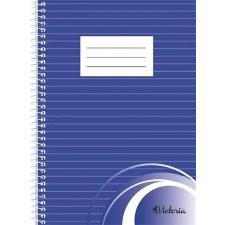 VICTORIA spirál füzet A/5, vonalas, 70 lap füzet