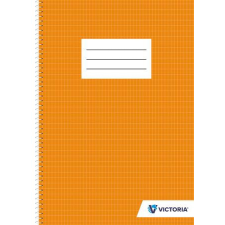 VICTORIA Spirálfüzet, A4, francia kockás, 70 lap, VICTORIA PAPER füzet