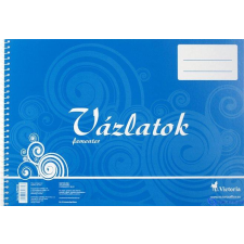 VICTORIA vázlatfüzet famentes spirál 32 lap B4 kreatív papír