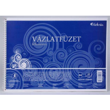 VICTORIA Vázlatfüzet, félfamentes, B4, spirál, 32 lap, COOL BY VICTORIA füzet