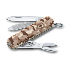  Victorinox Classic Desert Camouflage Ollós Zsebkés, Svájci Bicska 0.6223.941 horgászkés