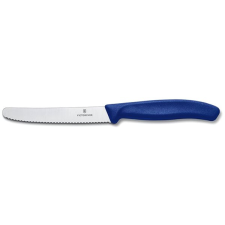 Victorinox paradicsomvágó kés hullámos pengével 11 cm kék kés és bárd