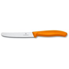 Victorinox paradicsomvágó kés hullámos pengével 11 cm narancssárga kés és bárd