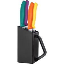 Victorinox Set Swiss Classic, blokk steak és pizza, 5 darab, színes kés és bárd