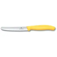 Victorinox Swiss Classic paradicsomszeletelő kés, 11 cm, sárga kés és bárd