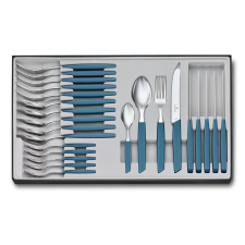 Victorinox Swiss Modern Evőeszköz készlet - Kék (24 db / csomag) kés és bárd