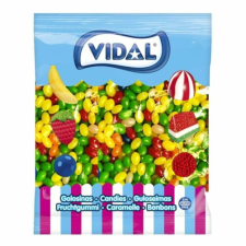  Vidal Jelly Beans Vegyes Gyümölcs Ízű Zselécukor 2000g csokoládé és édesség