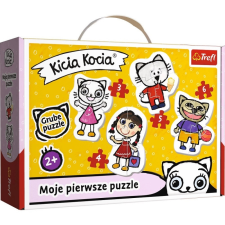 Vidám Kicia Kocia baba puzzle puzzle, kirakós