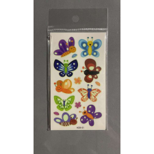  Vidám pillangós tetoválás szett – 10 darabos csillámtetoválás