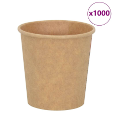 vidaXL 1000 db barna papír kávéscsészék 4oz 100ml party kellék
