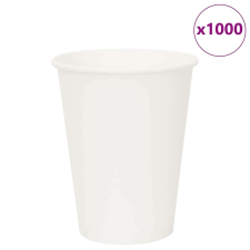 vidaXL 1000 db fehér papír kávéscsészék 12oz 300ml party kellék