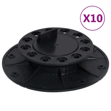 vidaXL 10 db állítható láb deszkázathoz 25-40 mm építőanyag