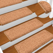 vidaXL 10 db barna lépcsőszőnyeg 65 x 21 x 4 cm lakástextília