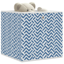vidaXL 10 db kék nem szőtt szövet összecsukható tárolódoboz 32x32x32cm bútor
