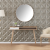 vidaXL 12 db betonmintás XPS origami fali panel 50 x 50 cm 3 m²