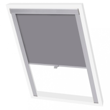 vidaXL 133494 vidaXL Blackout Roller Blind Grey FK06 lakástextília