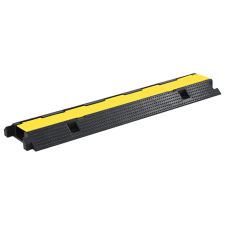 vidaXL 1 csatornás gumi kábeltaposó 100 cm kábel és adapter