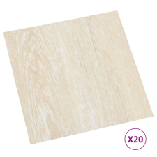 vidaXL 20 db bézs színű öntapadó PVC padlólap 1,86 m² (330151) járólap