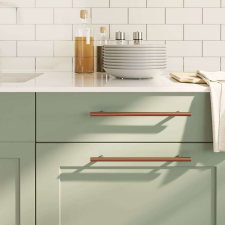 vidaXL 20 db bronz rozsdamentes acél szekrényfogantyú 224 mm bútor