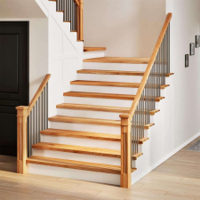 vidaXL 20 db tömör tölgyfa világosbarna lépcsőfokok 110x25x2 cm lakástextília