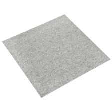 vidaXL 20 db világosszürke szőnyegpadlólap 5 m² 50 x 50 cm (147310) építőanyag