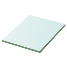 vidaXL 20x15 cm átlátszó panel üvegpolc fürdőszoba kiegészítő