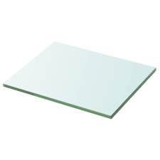 vidaXL 20x25 cm átlátszó panel üvegpolc fürdőszoba kiegészítő