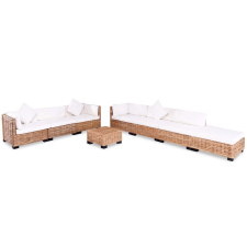vidaXL 27 részes természetes rattan kanapészett (244623) bútor