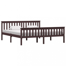 vidaXL 283237 Bed Frame Dark Brown Solid Pinewood 180x200 cm ágy és ágykellék