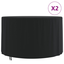 vidaXL 2 db 420D oxford-szövet kerti bútorhuzat Ø128x71 cm kerti bútor