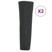vidaXL 2 db 420D oxford-szövet piramis alakú fűtőhuzat 86x47x241 cm kerti bútor