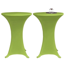 vidaXL 2 db 70 cm zöld nyújtható asztalterítő kerti bútor