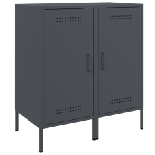 vidaXL 2 db antracit hidegen hengerelt acél tálalószekrény 36x39x79 cm bútor