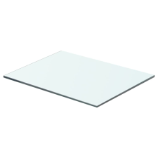 vidaXL 2 db átlátszó üveg paneles polc 40 x 25 cm (3051555) bútor