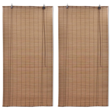 vidaXL 2 db barna bambusz redőny 150 x 220 cm redőny