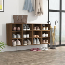 vidaXL 2 db barna tölgy színű cipősszekrény 52,5x30x50 cm bútor
